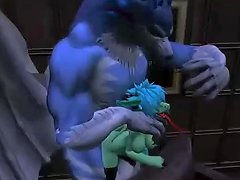 Dragonwolf In Play Blowjob