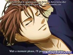 Hentai  Reaches  As He Gets Fucked